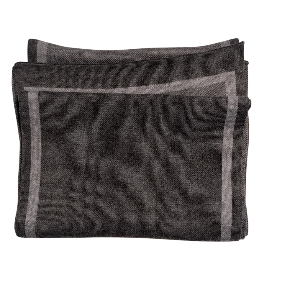 NWT Shades Of Gray Men's Geometric Scarf - Picture 5 of 6
